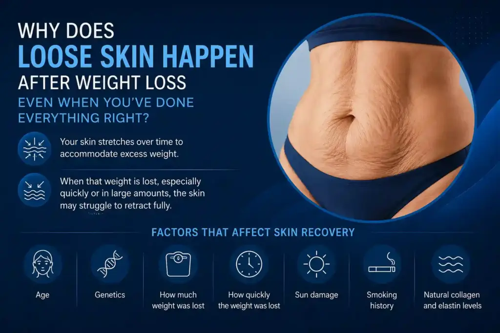 Why Does Loose Skin Happen After Weight Loss Even When You’ve Done Everything Right Stratford-upon-Avon?